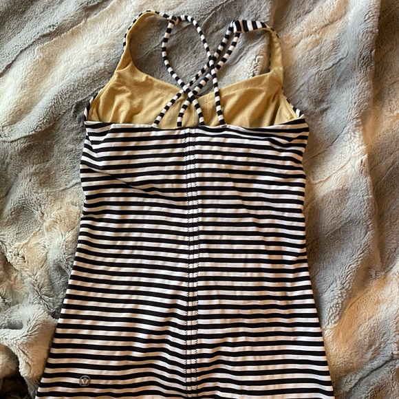 RARE Lululemon stripped tank top - Picture 2 of 4